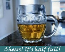 glass half full