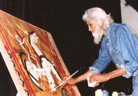 m f husain painting